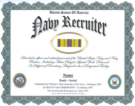 Navy Recruit Training Service Ribbon